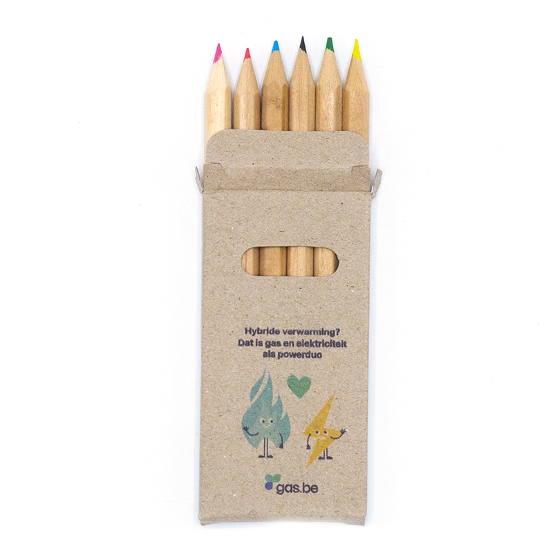 Crayons in box